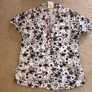 Very Cute UA Scrubs Star top